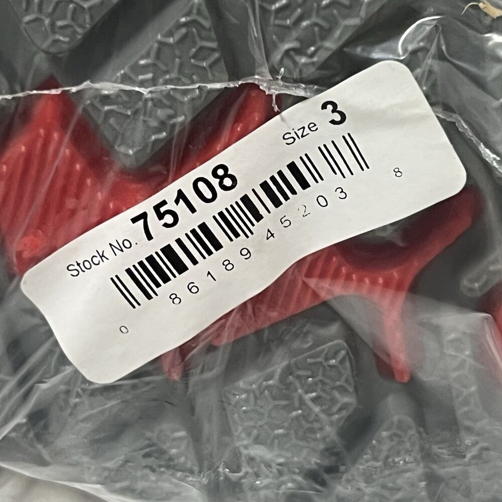 Honeywell 75108-BLM-100 XTP Knee Boots, Size 3, PVC, Black/Red/Gray - Picture 3 of 3